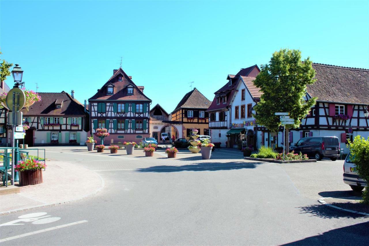 La Halte Des Vignes - Route Des Vins D'Alsace Scherwiller Exterior foto