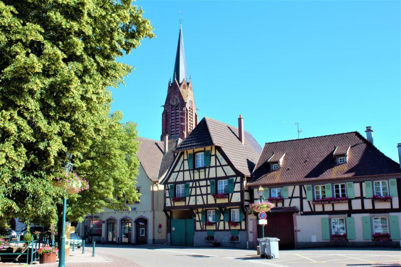 La Halte Des Vignes - Route Des Vins D'Alsace Scherwiller Exterior foto